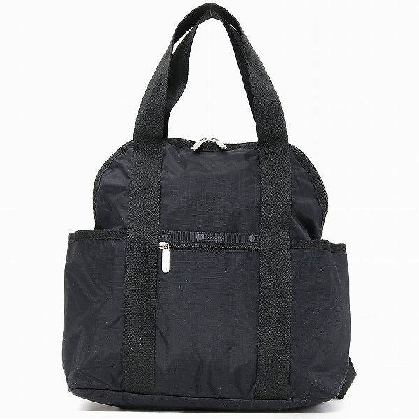 LeSportsac レスポートサック リュックサック 2442 DOUBLE TROUBLE BACKPACK 5982 Black Solid