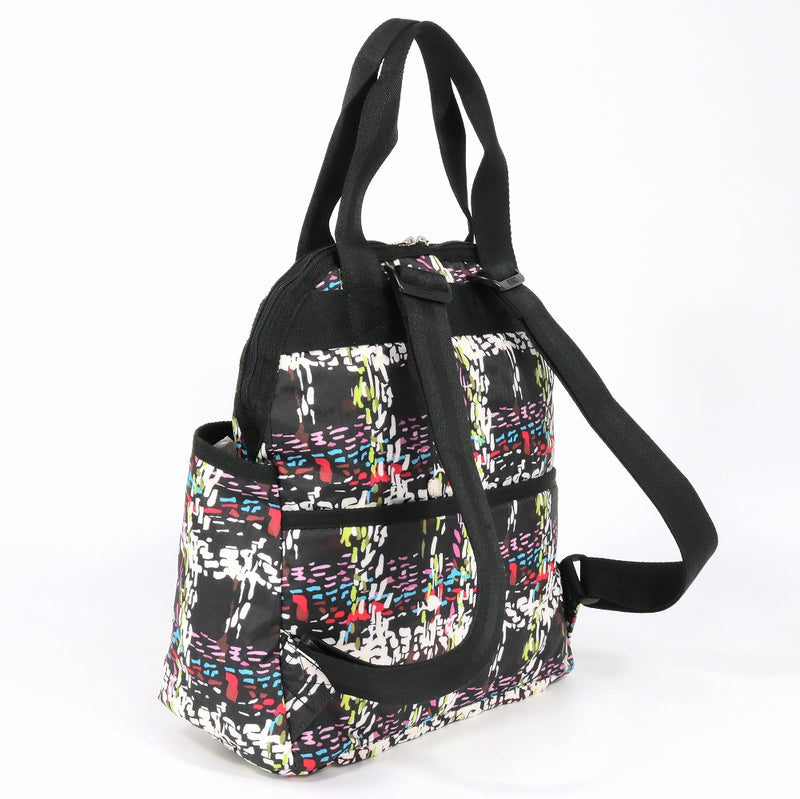 LeSportsac レスポートサック リュックサック 2442 DOUBLE TROUBLE BACKPACK E474 RUNNING WEAVE