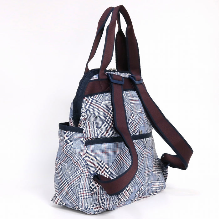 LeSportsac レスポートサック リュックサック 2442 DOUBLE TROUBLE BACKPACK E712 PUZZLED PLAID