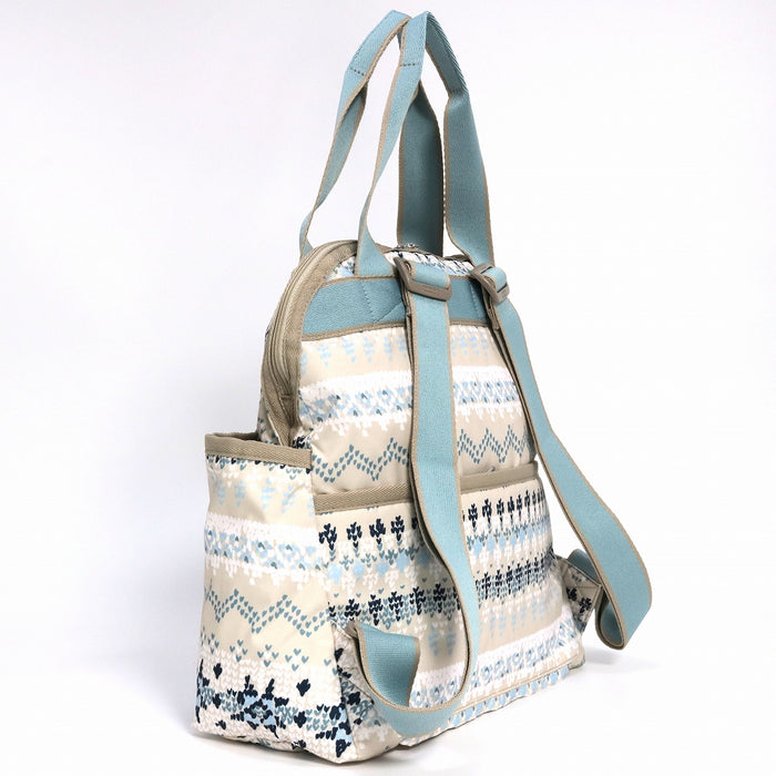 LeSportsac レスポートサック リュックサック 2442 DOUBLE TROUBLE BACKPACK E775 COZY FAIRISLE