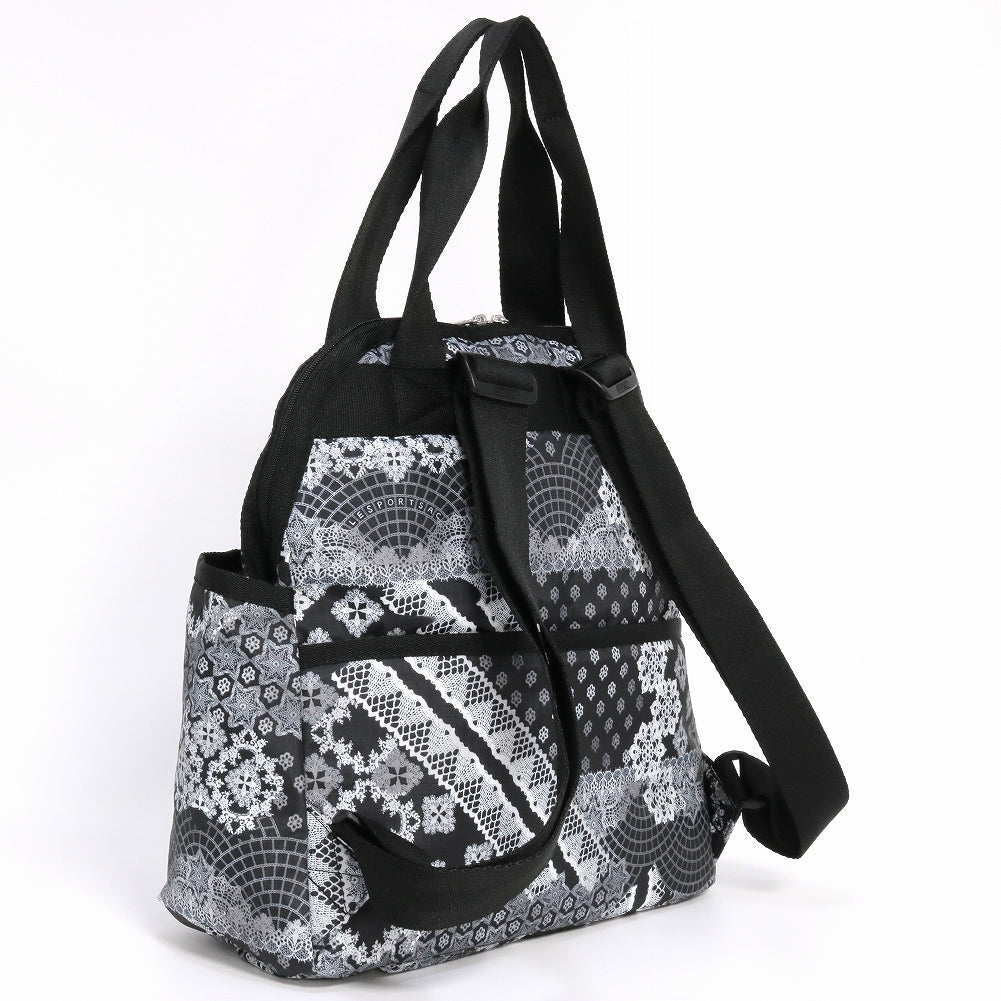LeSportsac レスポートサック リュックサック 2442 DOUBLE TROUBLE BACKPACK E786 PATCHWORK LACE