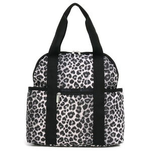 LeSportsac レスポートサック リュックサック 2442 DOUBLE TROUBLE BACKPACK E803 WHITE LEOPARD