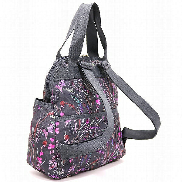 レスポートサック リュックサック LeSportsac DOUBLE TROUBLE BACKPACK WINDSWEPT FLORAL SHADOW