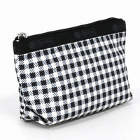 LeSportsac レスポートサック ポーチ 2724 SMALL SLOAN COSMETIC U254 GINGHAM CHECK NOIR