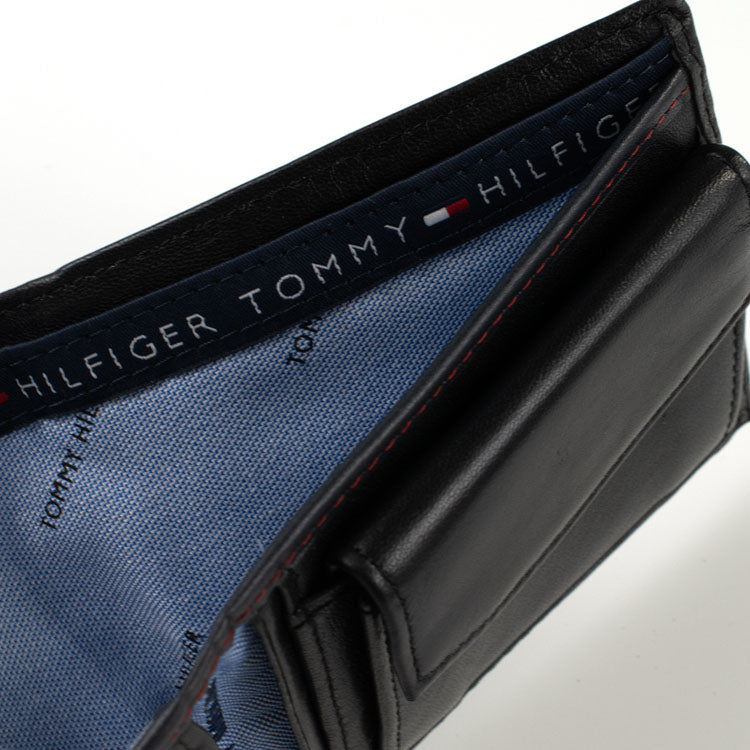 トミーヒルフィガー 財布 31TL25X005 メンズ 二つ折り財布 レザー