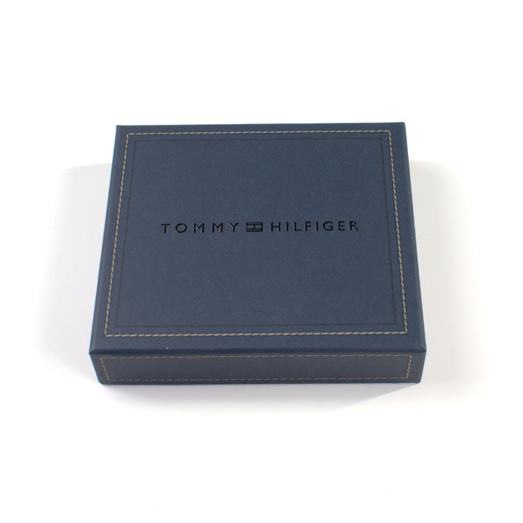 トミーヒルフィガー 財布 31TL25X023 メンズ 二つ折り財布 レザー 