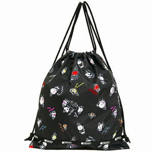 レスポートサック BT21 リュックサック LeSportsac DRAWSTRING BACKPACK BT21 BLACK