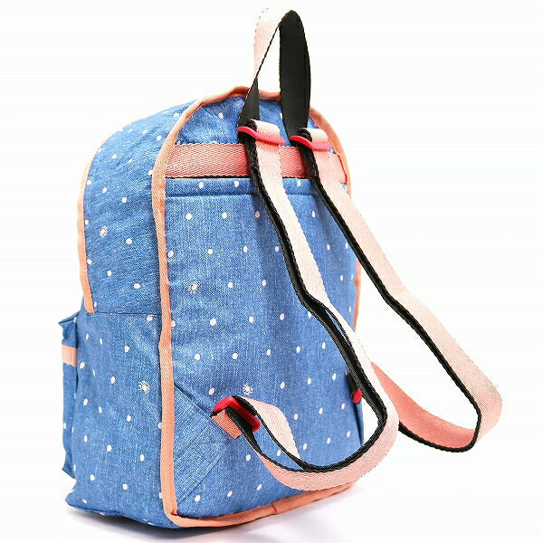 レスポートサック リュックサック LeSportsac SM HOLLIS BACKPACK DENIM DOT