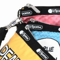LeSportsac レスポートサック ポーチセット 3455 TRIPLE POUCH SET WITH WRISTLET E930 PEANUTS GANG WRISTLET