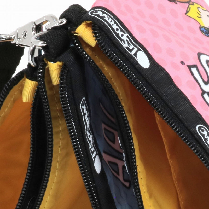 LeSportsac レスポートサック ポーチセット 3455 TRIPLE POUCH SET WITH WRISTLET E930 PEANUTS GANG WRISTLET