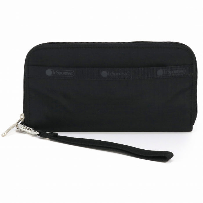 LeSportsac レスポートサック ラウンドファスナー 長財布 3462 TECH WALLET WRISTLET 5982 Black Solid