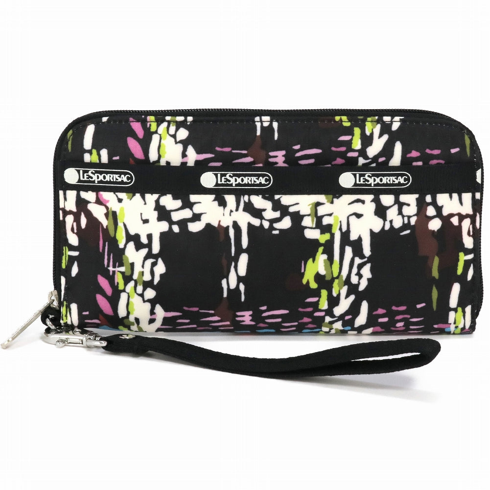 LeSportsac レスポートサック ラウンドファスナー 長財布 3462 TECH WALLET WRISTLET E474 RUNNING WEAVE