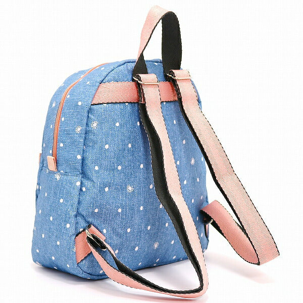 レスポートサック リュックサック LeSportsac SMALL DOUBLE ZIP BACKPACK DENIM DOT