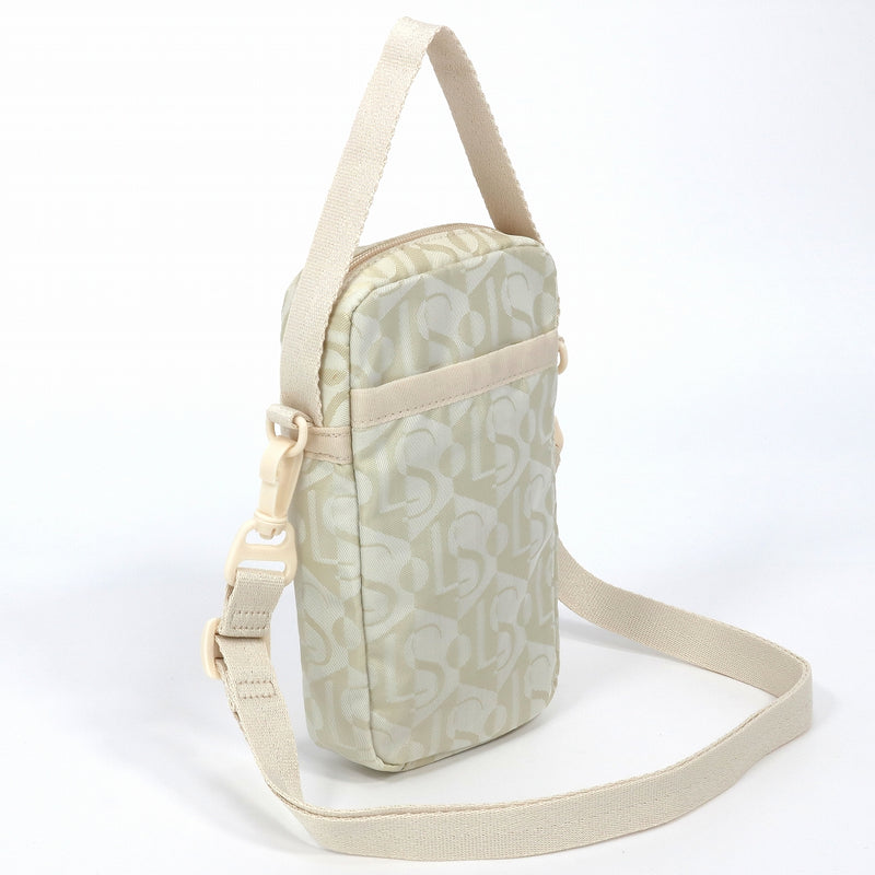 LeSportsac レスポートサック ショルダーバッグ 3505 MINI PHONE CROSSBODY E872 MONOGRAM JACQUARD IVORY