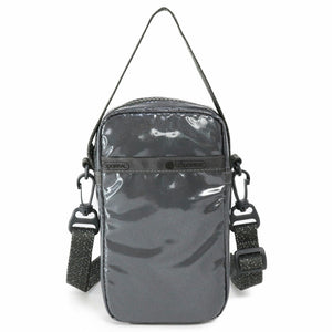 レスポートサック ショルダーバッグ 3505 M224 ミニクロスボディ フォンホルダー ブラック LeSportsac MINI PHONE CROSSBODY IRON SPARK