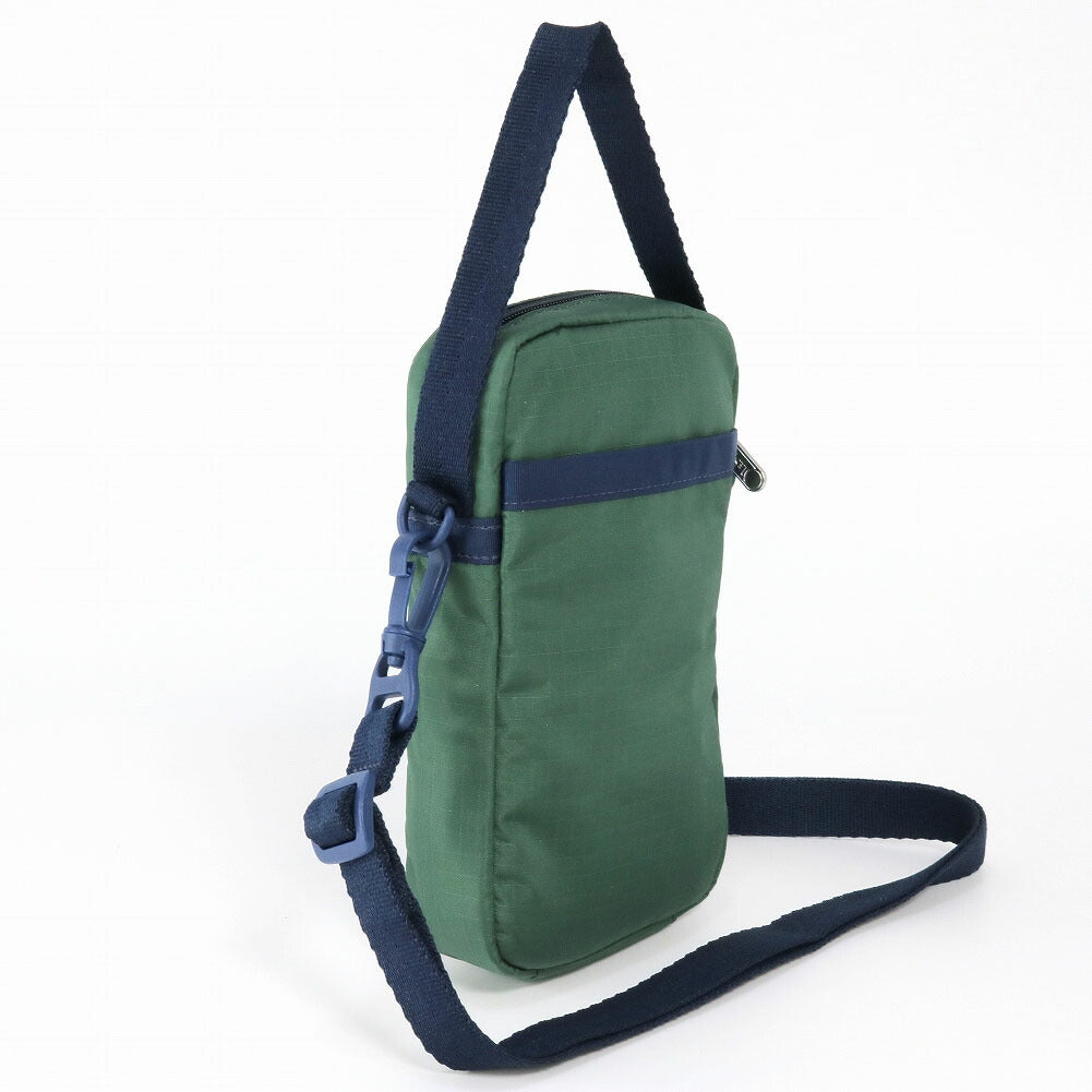 レスポートサック ショルダーバッグ 3505 R092 ミニクロスボディ フォンホルダー グリーン LeSportsac MINI PHONE  CROSSBODY TREKKING GREEN