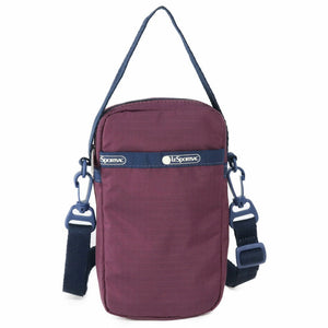 レスポートサック ショルダーバッグ 3505 R097 ミニクロスボディ フォンホルダー レッド LeSportsac MINI PHONE CROSSBODY GRAPE WINE