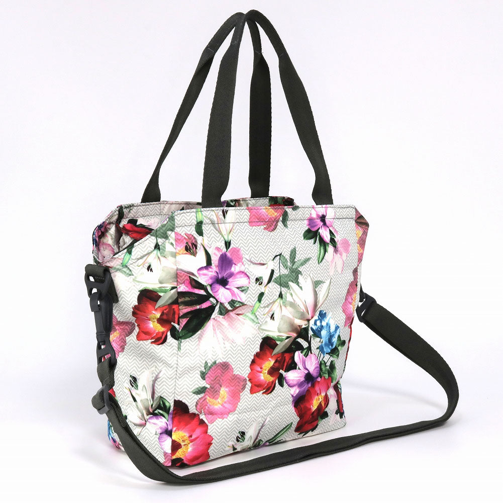 レスポートサック ショルダーバッグ 3801 E776 PHOTO BLOOMS スモール エバートート クリーム LeSportsac