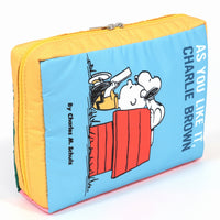 LeSportsac レスポートサック ポーチ 4225 BOOK POUCH E926 CHARLIE BROWN POUCH