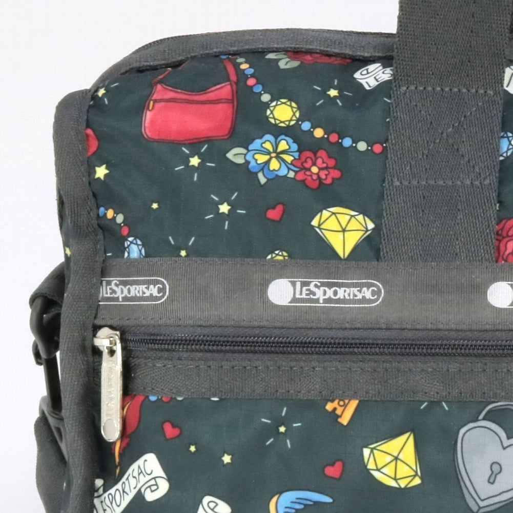 LeSportsac レスポートサック ボストンバッグ 4318 DELUXE MED WEEKENDER E465 KEEPSAKE MEMORY