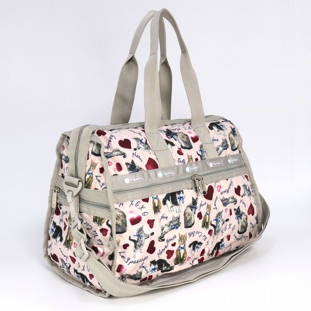 LeSportsac レスポートサック ボストンバッグ 4318 DELUXE MED WEEKENDER E479 AMOUR HEART