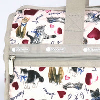 LeSportsac レスポートサック ボストンバッグ 4318 DELUXE MED WEEKENDER E479 AMOUR HEART