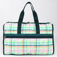 LeSportsac レスポートサック ボストンバッグ 4319 DELUXE LG WEEKENDER E875 MASON MADRAS