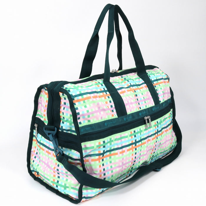 LeSportsac レスポートサック ボストンバッグ 4319 DELUXE LG WEEKENDER E875 MASON MADRAS