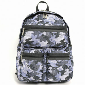 レスポートサック リュックサック LeSportsac RIVER BACKPACK CAMO CANVAS INDIGO