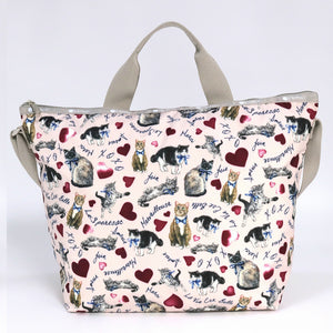 LeSportsac レスポートサック トートバッグ 4360 DELUXE EASY CARRY TOTE E479 AMOUR HEART