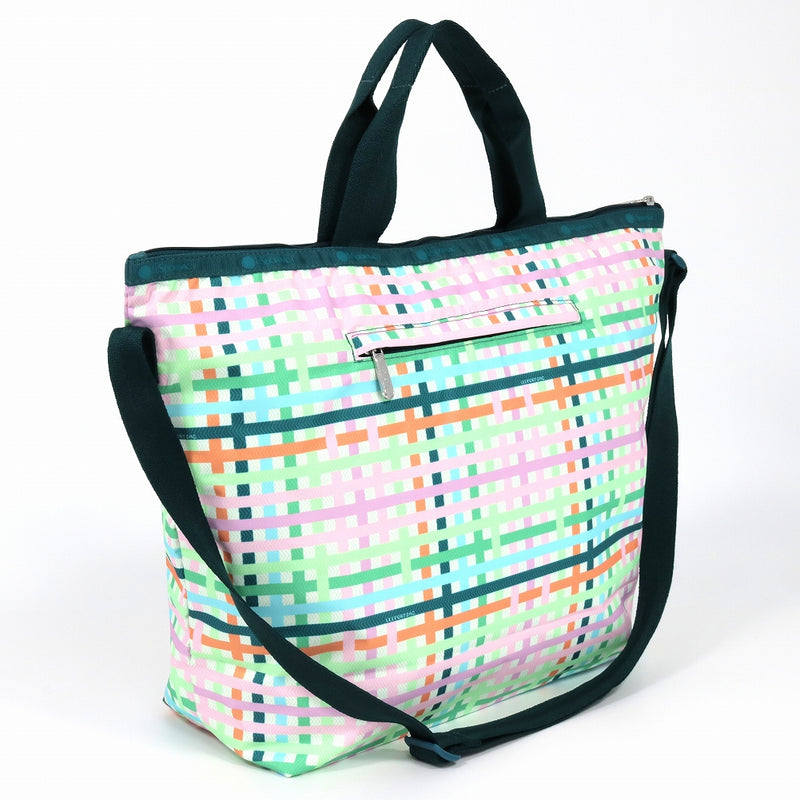 LeSportsac レスポートサック トートバッグ 4360 DELUXE EASY CARRY TOTE E875 MASON MADRAS