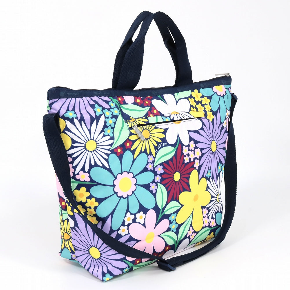 LeSportsac レスポートサック トートバッグ 4360 DELUXE EASY CARRY TOTE E877 FLOWER POP