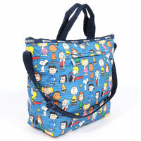 LeSportsac レスポートサック トートバッグ 4360 DELUXE EASY CARRY TOTE E918 PEANUTS GANG