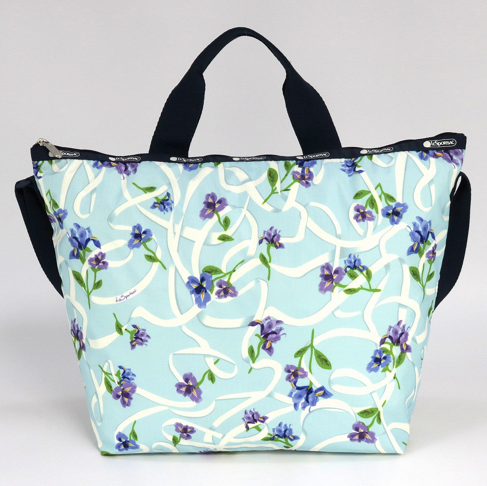 新品レスポDELUXE EASYCARRY TOTE ネオンキュート柄ネイビ- 新品レスポDELUXE EASYCARRY TOTE ネオンキュート柄ネイビ