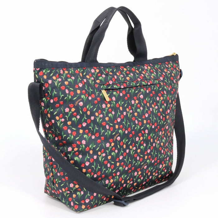 LeSportsac レスポートサック トートバッグ 4360 DELUXE EASY CARRY TOTE U229 TULIP GARDEN