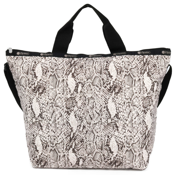 LeSportsac レスポートサック トートバッグ 4360 DELUXE EASY CARRY TOTE U275 CLASSIC PYTHON IVORY