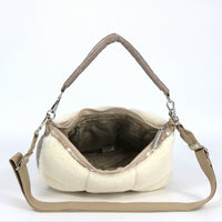 LeSportsac レスポートサック ショルダーバッグ 4402 PUFFY SH NS CONV HOBO M228 TEDDY/CREAM