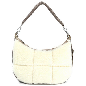 LeSportsac レスポートサック ショルダーバッグ 4402 PUFFY SH NS CONV HOBO M228 TEDDY/CREAM