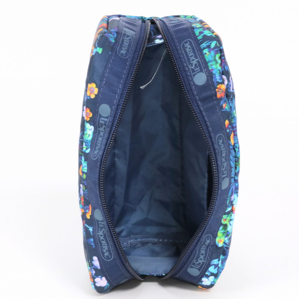 レスポートサック ポーチ 6511 E550 FLORESCENT FLORAL BLEU レクタングラーコスメティック ブルー LeSportsac