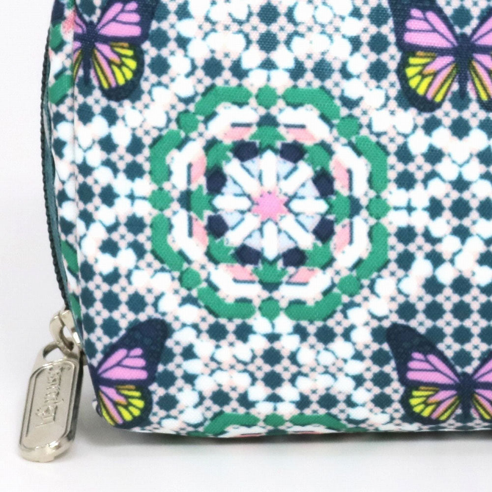 レスポートサック ポーチ 6511 E610 BUTTERFLY MOSAIC レクタングラーコスメティック ブルー LeSportsac –  いいものを安く ワダツミ公式通販