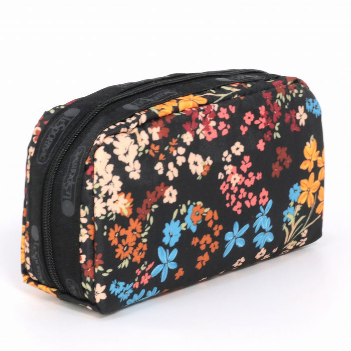 レスポートサック ポーチ 6511 E716 FLORAL SPICE レクタングラーコスメティック ブラック LeSportsac