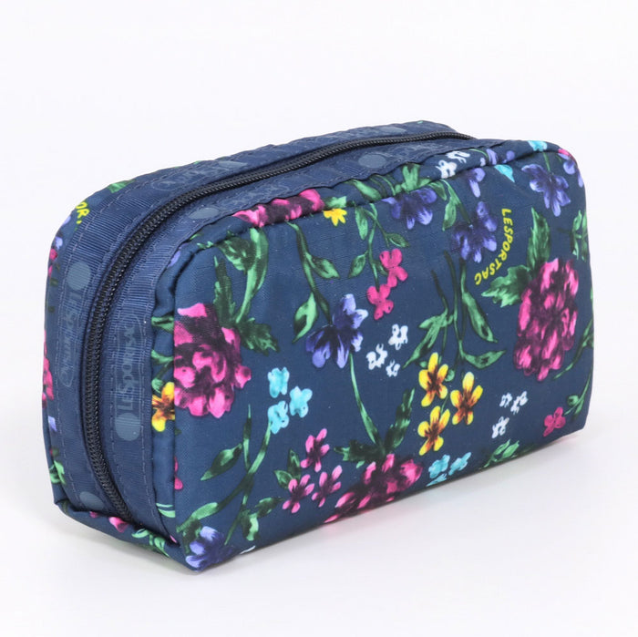 レスポートサック ポーチ 6511 E780 VIBRANT BOTANICAL レクタングラーコスメティック ブルー LeSportsac