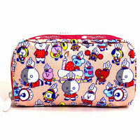 レスポートサック BT21 ポーチ LeSportsac RECTANGULAR COSMETIC BT21 MULTI ACC