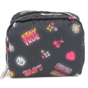 LeSportsac レスポートサック ポーチ 6701 SQUARE COSMETIC E481 STAY TRUE