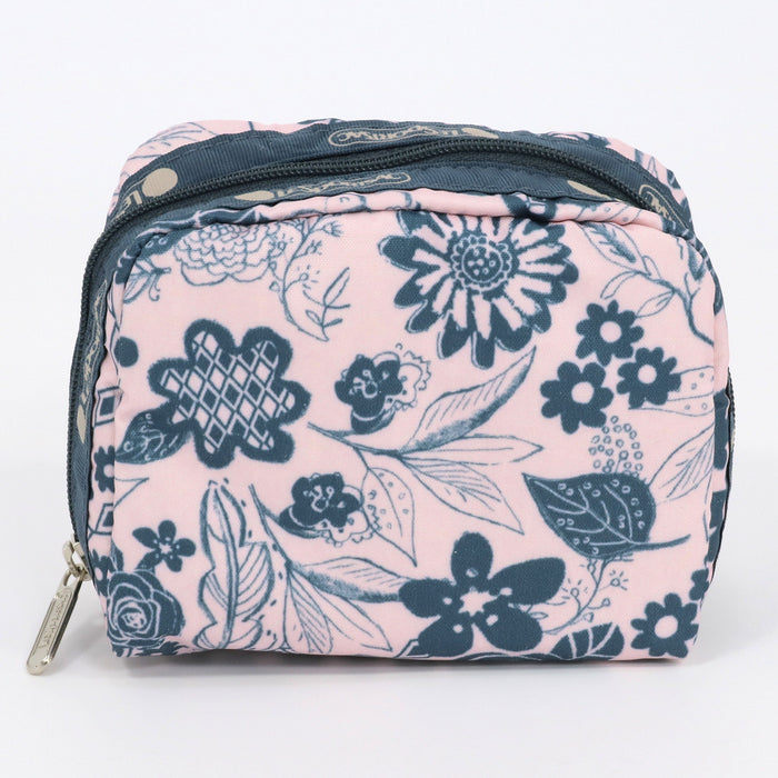 LeSportsac レスポートサック ポーチ 6701 SQUARE COSMETIC E483 ROOKS AND ROSES