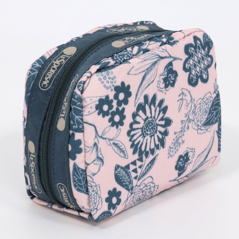 LeSportsac レスポートサック ポーチ 6701 SQUARE COSMETIC E483 ROOKS AND ROSES