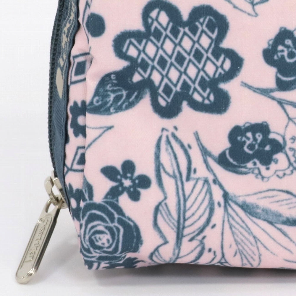 LeSportsac レスポートサック ポーチ 6701 SQUARE COSMETIC E483 ROOKS AND ROSES