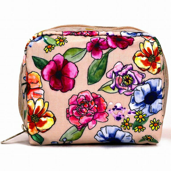 レスポートサック ポーチ レディース LeSportsac SQUARE COSMETIC SUNSHINE GARDEN