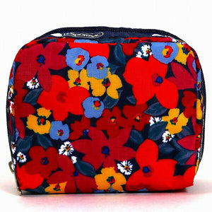 レスポートサック ポーチ レディース LeSportsac SQUARE COSMETIC BRIGHT ISLE FLORAL
