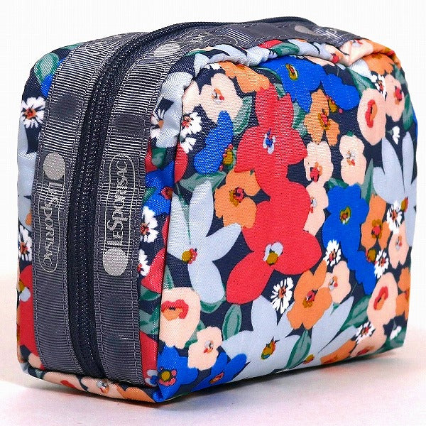 レスポートサック ポーチ レディース LeSportsac SQUARE COSMETIC SUNNY ISLE FLORAL